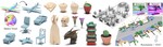 Large-Scale 3D Generative Modeling using Sparse Voxel Hierarchies